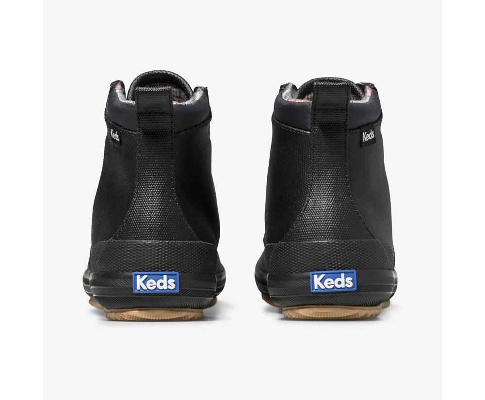 Μπότες Γυναικεια - Keds Scout Ii Water-Resistant Καμβας - Μαυρα - UWDPN0825